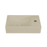 Concrete mini washbasin