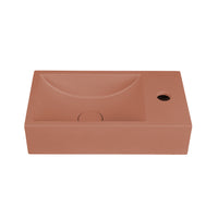 Concrete mini washbasin