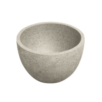 Concrete mini washbasin bowl round