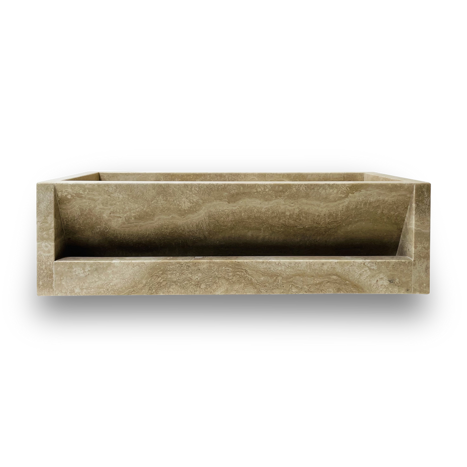 Hangover mini washbasin Travertine Onda