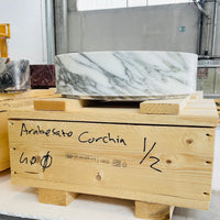 Rocky rond Arabescato Corchia