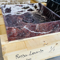 Rocky vierkant Rosso Levanto